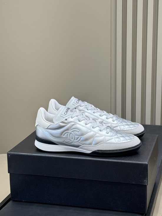 Chanel Soft Sheepskin Sneakers with Comfortable Fit