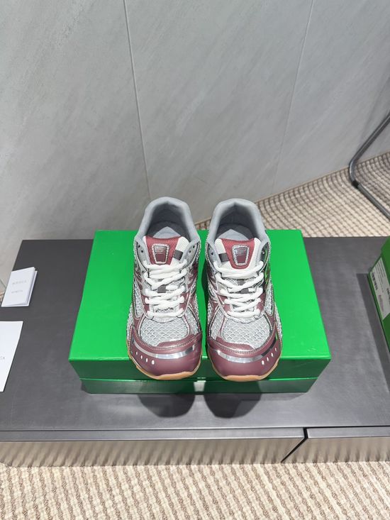 Bottega Veneta Geometric Sole Breathable Mesh Height Boosting Chunky Sneakers