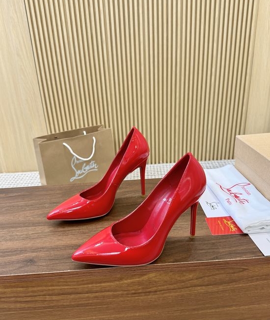 Christian Louboutine Patent Leather Shiny Classic High Heel Pumps