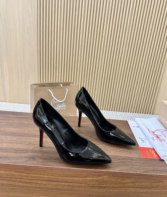 Christian Louboutine Patent Leather Shiny Classic High Heel Pumps