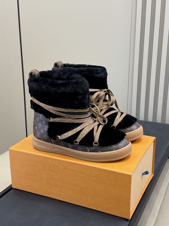Louis Vuitton Warm Down Filled Winter Snow Boots