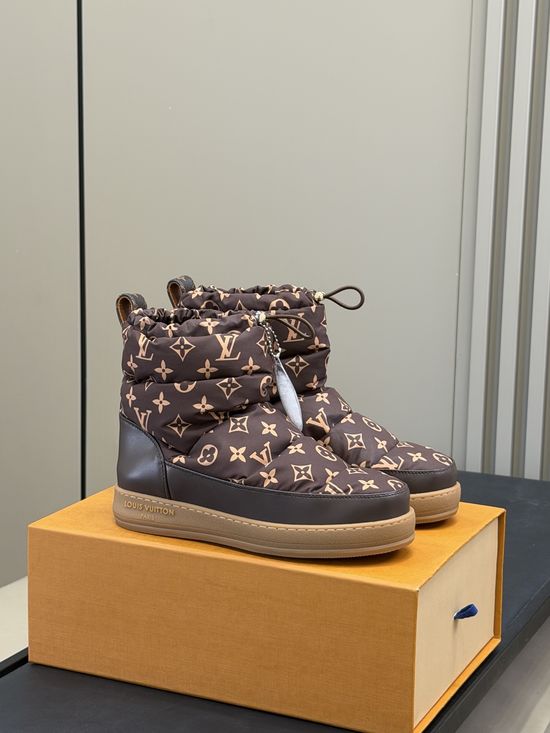Louis Vuitton Warm Down Filled Winter Snow Boots