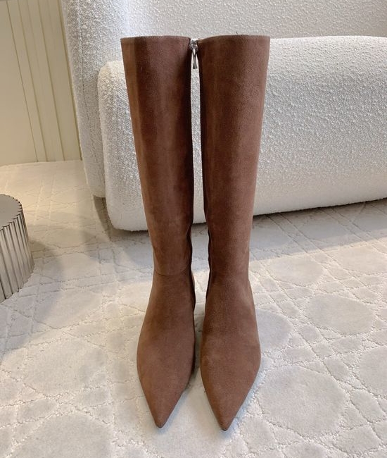 Jimmy Choo Pointed Toe Low Heel Ankle Boots