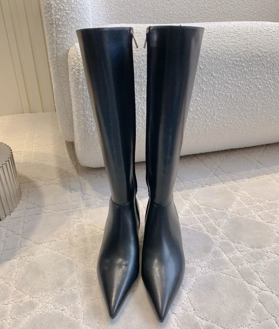 Jimmy Choo Pointed Toe Low Heel Ankle Boots