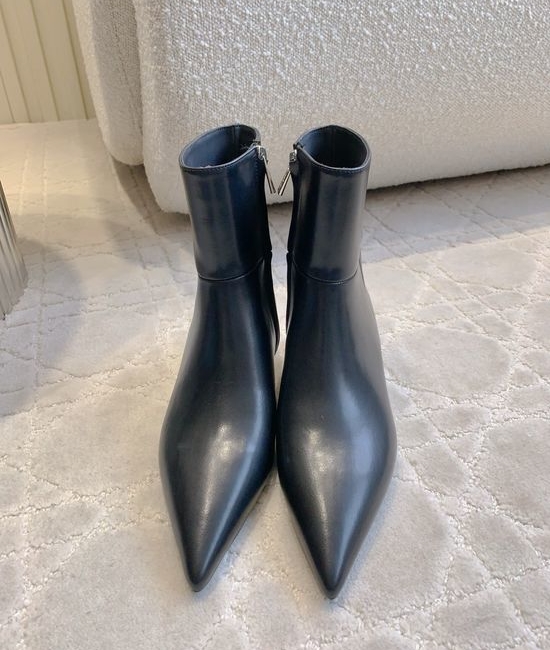 Jimmy Choo Pointed Toe Low Heel Ankle Boots