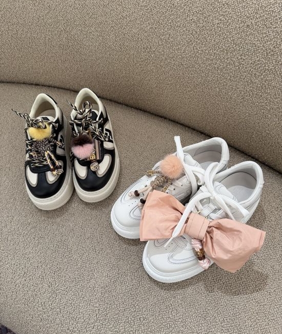 Fendi Chunky Sole Casual Shoes With Removable Decorative Charms