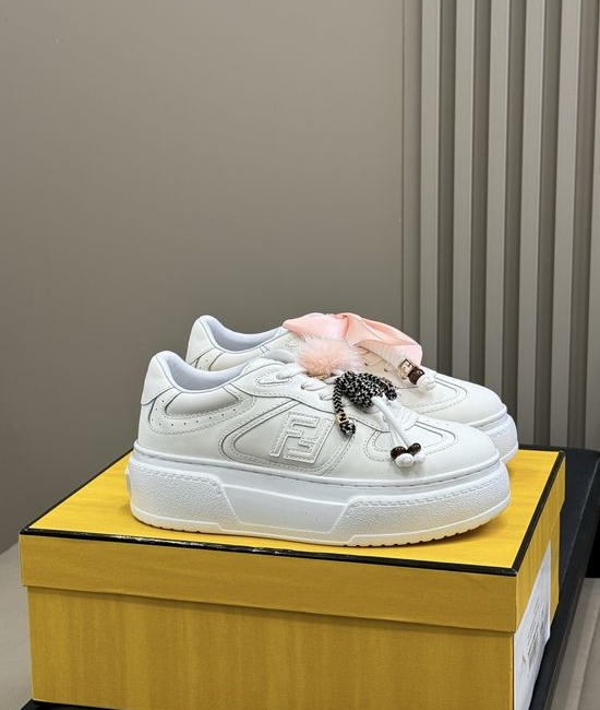 Fendi Chunky Sole Casual Shoes With Removable Decorative Charms
