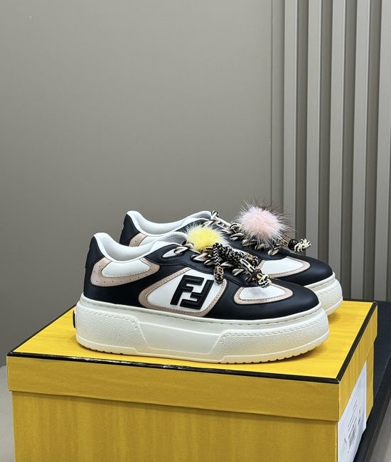 Fendi Chunky Sole Casual Shoes With Removable Decorative Charms