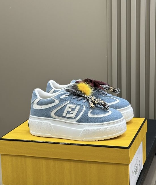 Fendi Chunky Sole Casual Shoes With Removable Decorative Charms