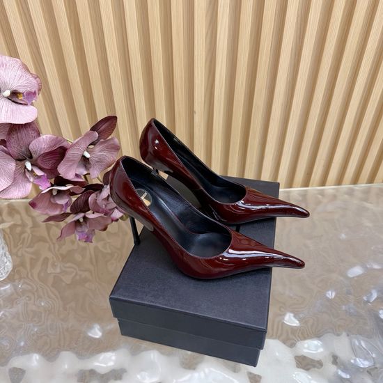 Yves Saint Laurent Sleek Metal-Heeled Pointed High Heels
