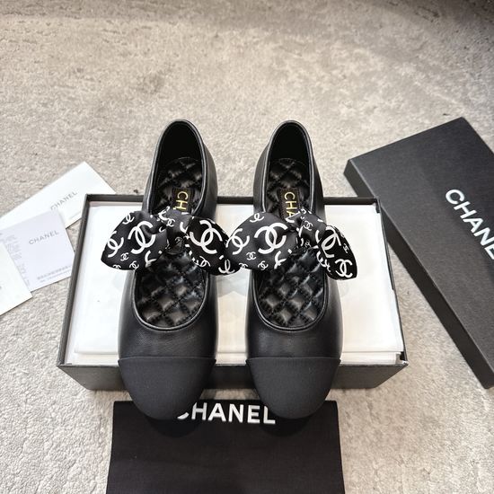 Chanel Soft Sheepskin Round Toe Casual Work Flats