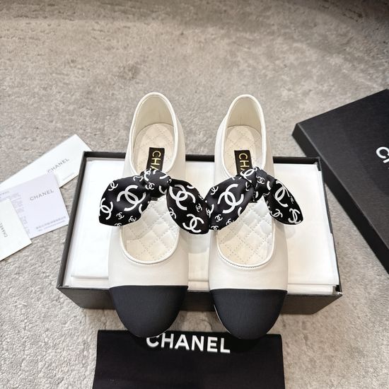 Chanel Soft Sheepskin Round Toe Casual Work Flats