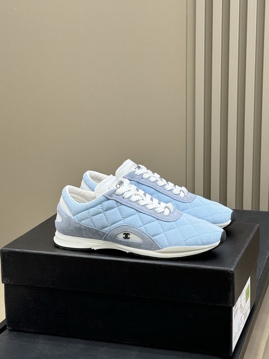 Chanel Classic Quilted Casual Sneakers Soft Comfortable Slim Fit Footwear