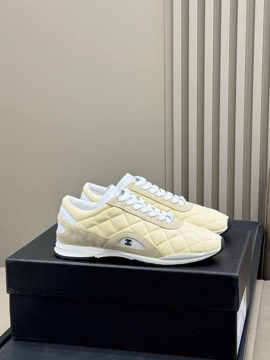 Chanel Classic Quilted Casual Sneakers Soft Comfortable Slim Fit Footwear