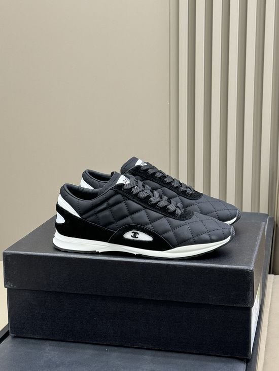 Chanel Classic Quilted Casual Sneakers Soft Comfortable Slim Fit Footwear