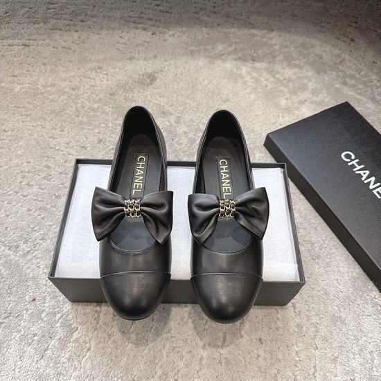 Chanel Soft Sheepskin Round Toe Comfortable Daily Flats
