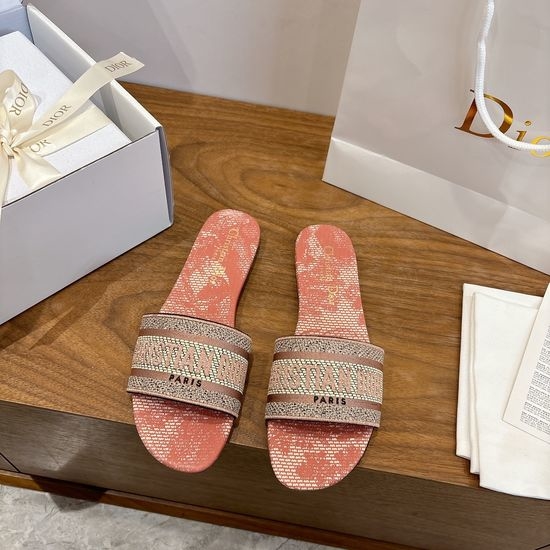 Christian Dior CD Square Toe Sandals with CD Logo and Chunky Heel