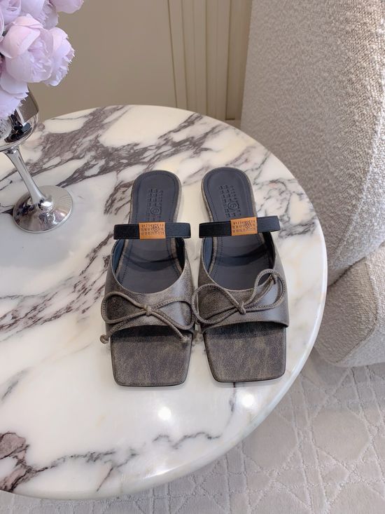Maison Margiela Classic Leather Ballet Flats Soft Comfortable Versatile Daily Wear