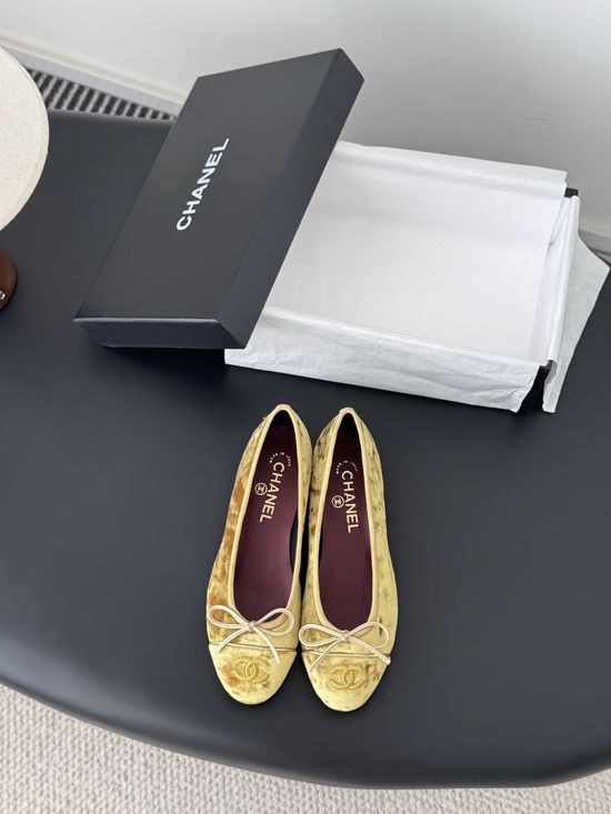 Chanel Classic Round Toe Ballet Comfort Flats Daily Shoes