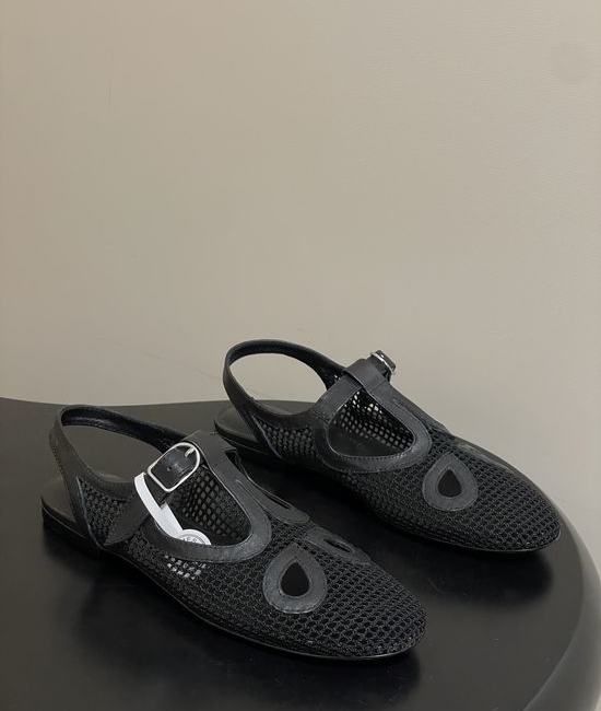 Hermes Hollow Out Slip On Casual Flat Sandals