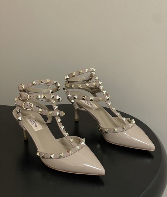 Valentino Elegant Stiletto Heels with Straps, Walking Ease