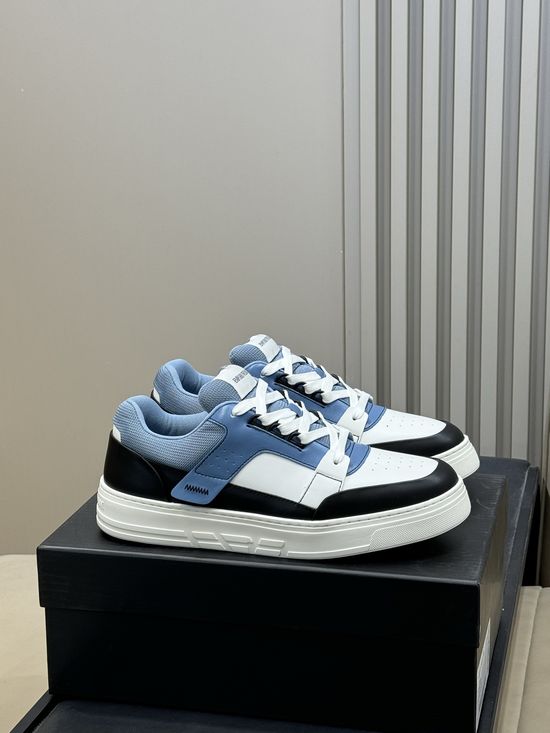 Armani Breathable Color-block Casual Sneakers