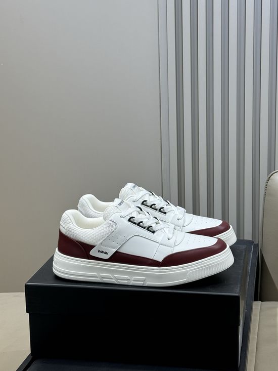 Armani Breathable Color-block Casual Sneakers