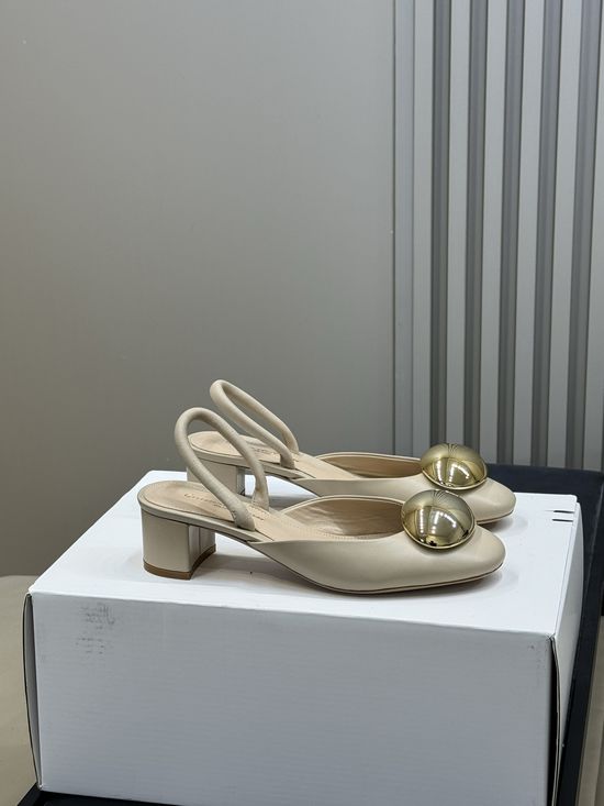 Gianvito Rossi Chunky Heel Pumps with Decorative Metal Accent