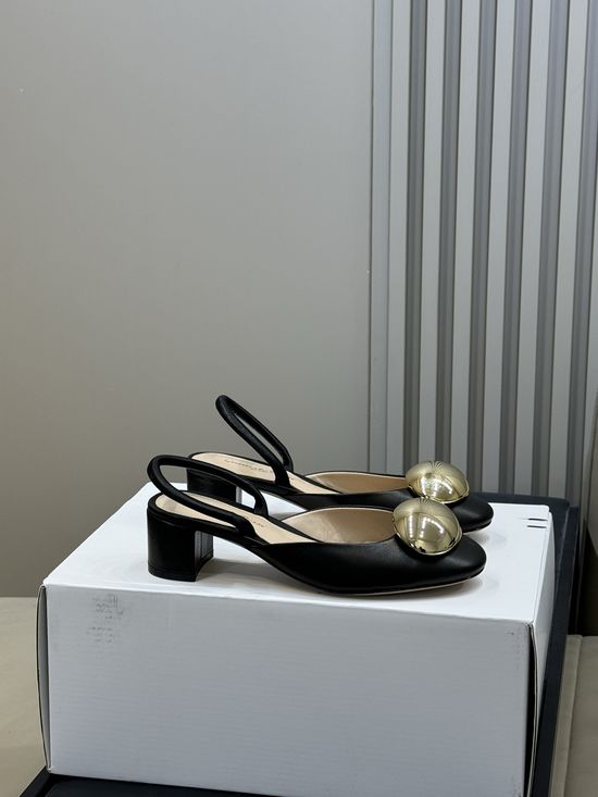 Gianvito Rossi Chunky Heel Pumps with Decorative Metal Accent