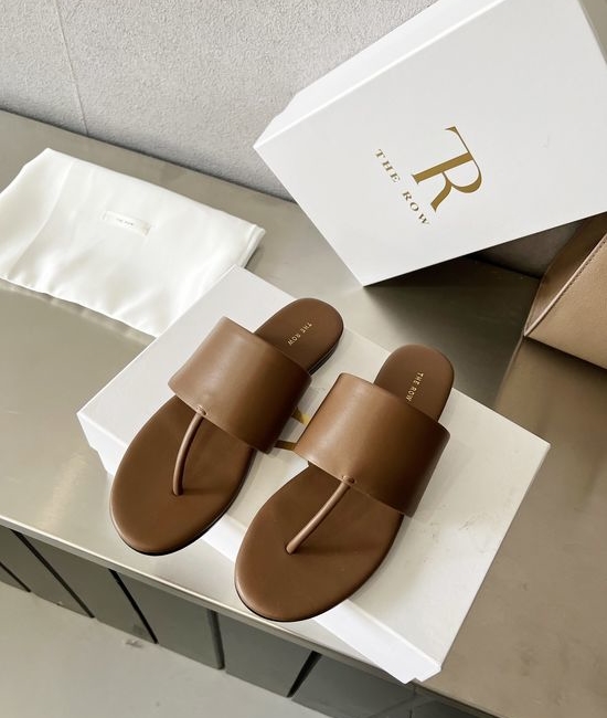 The Row Minimalist Flip Flop High Heel Comfortable Sandals