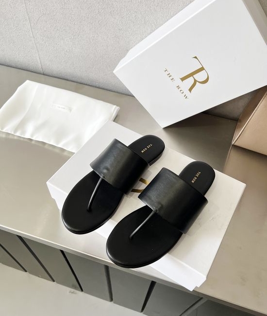 The Row Minimalist Flip Flop High Heel Comfortable Sandals