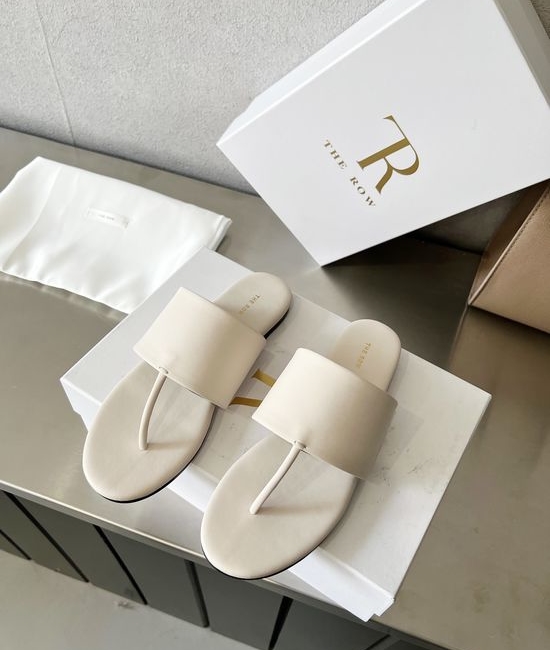 The Row Minimalist Flip Flop High Heel Comfortable Sandals
