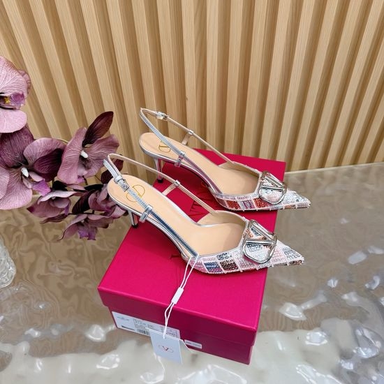Valentino Glamorous Bling High Heels with Pointed Toe