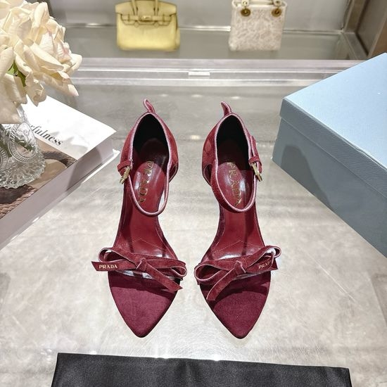 Prada Pointed Toe Vintage High Heel Sandals