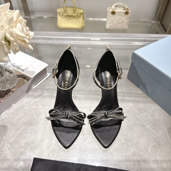 Prada Pointed Toe Vintage High Heel Sandals