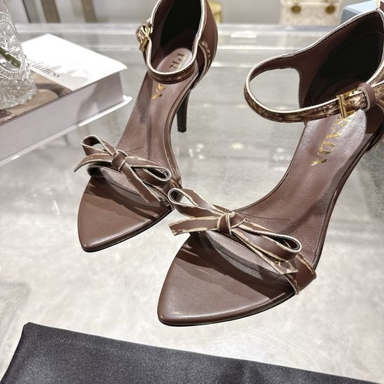 Prada Pointed Toe Vintage High Heel Sandals