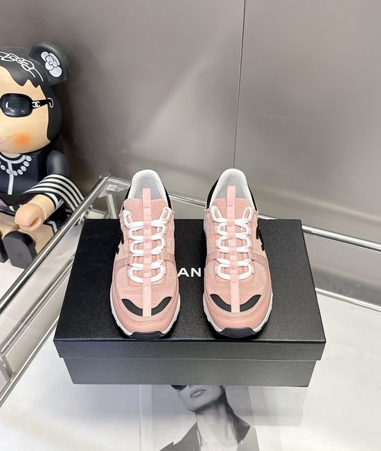 Chanel Casual Platform Sneakers with Iconic Embellished Details