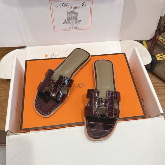 Hermes Color Block Casual Shoes Soft Breathable Leather Comfortable Sole