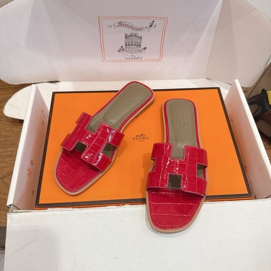Hermes Color Block Casual Shoes Soft Breathable Leather Comfortable Sole