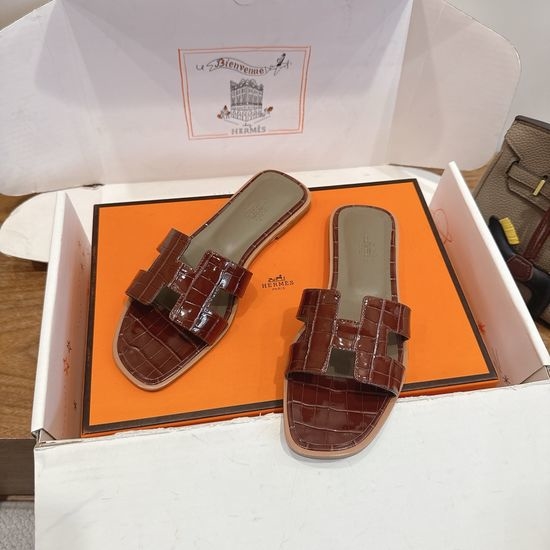 Hermes Color Block Casual Shoes Soft Breathable Leather Comfortable Sole