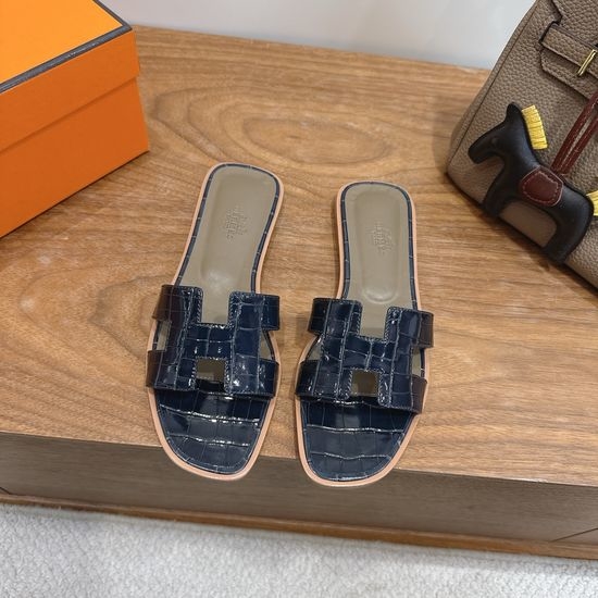 Hermes Color Block Casual Shoes Soft Breathable Leather Comfortable Sole
