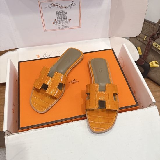 Hermes Color Block Casual Shoes Soft Breathable Leather Comfortable Sole