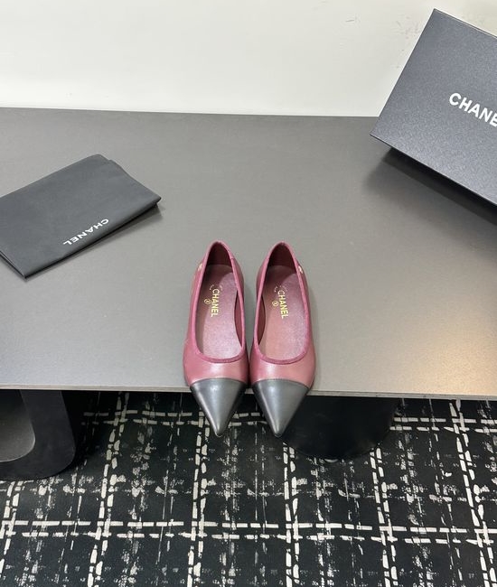 Chanel Premium Leather Footwear with Exquisite Hardware Details