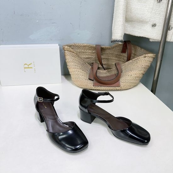 Hermes Chunky Heel Mary Jane Sandals Comfortable Daily Footwear