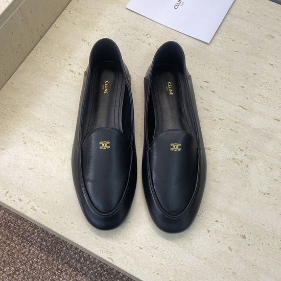 Celine Custom Flat Jelly Color Loafers with Letter Logo