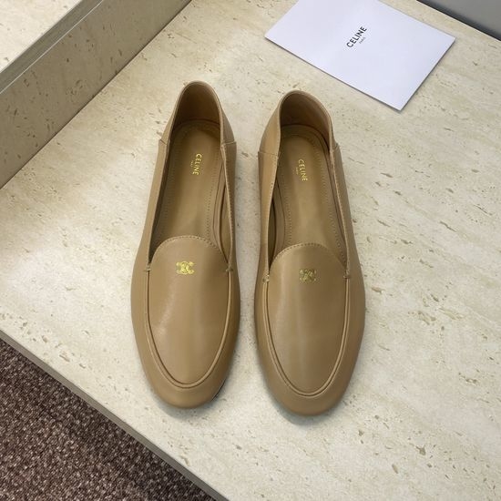 Celine Custom Flat Jelly Color Loafers with Letter Logo