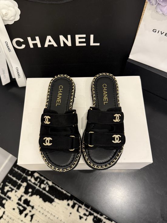 Chanel Premium Grade Leather Shoes With Authentic Packaging