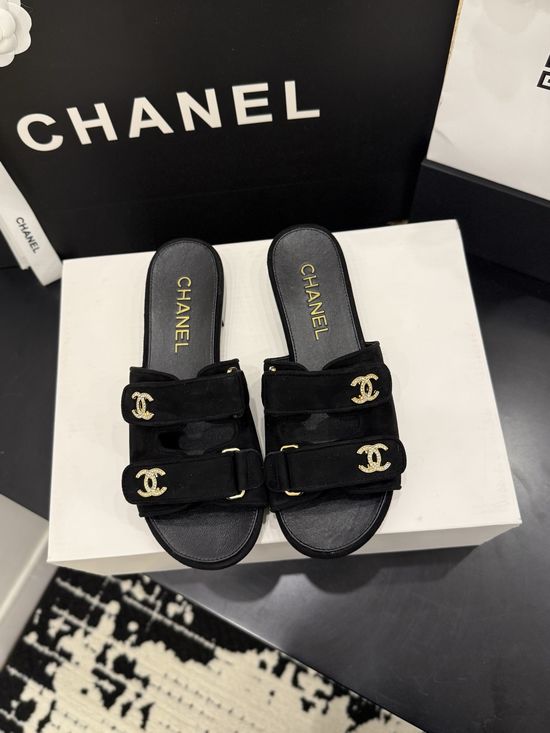 Chanel Premium Grade Leather Shoes With Authentic Packaging