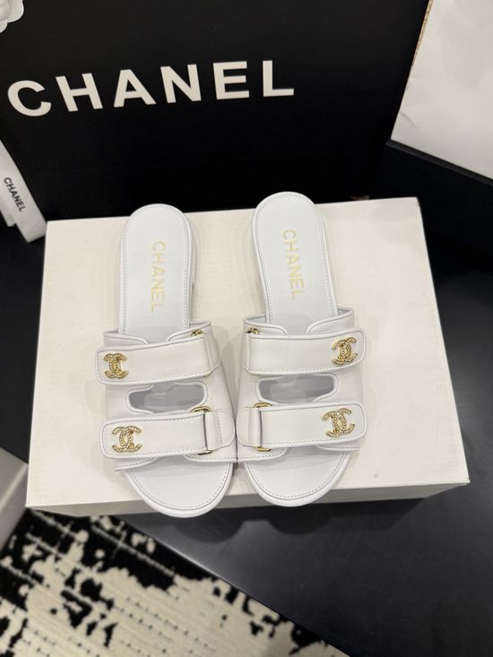 Chanel Premium Grade Leather Shoes With Authentic Packaging
