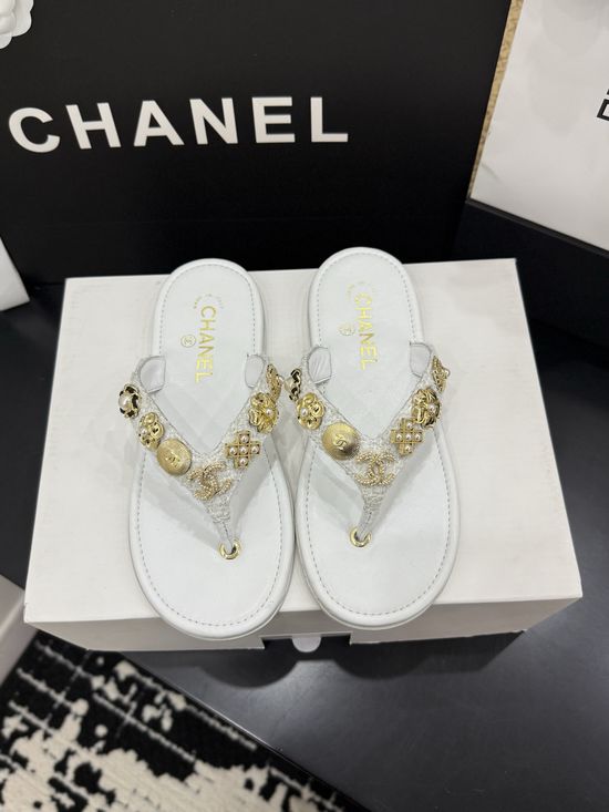 Chanel Premium Grade Leather Shoes With Authentic Packaging